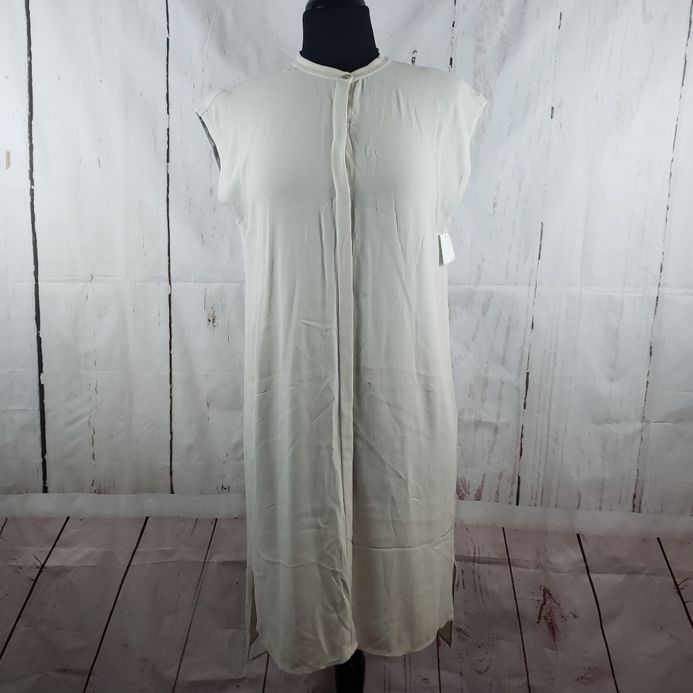 Eileen Fisher Silk Sleeveless Tunic Sz XS EUC